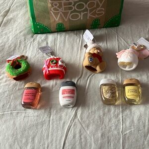 Bath & Body Works Holiday Hand Sanitizer Holder Collection